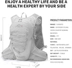 Running Hydration Vest for Men Women Water Backpack for Running 3L Running - Image 2