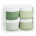 Travel Containers for Toiletries 4 Pack, TSA Approved Travel Size Toiletries by Mrsdry