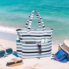 LEDAOU Beach Bag Waterproof Sandproof Women Tote Bag Pool Bag - Image 6