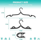 10Travel Hangers Foldable，Folding - Image 2