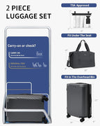ECOHUB Hardside Expandable Carry On Luggage, Lightweight Small Hardshell Travel - Image 7