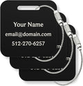Custom Metal Luggage Tags by Legit3D