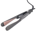 Twisted Structure 2 in 1 Hair Straightener Curler, Versatile Styling, Reduce Frizz, Suitable for All Hair Types, LCD Display, Ceramic Coating,Lasting (NPT 3/4in)