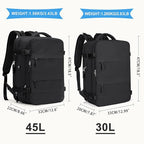 coowoz Large Travel Backpack For Women Men, Carry On Backpack, Hiking Backpack - Image 3