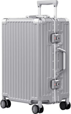 AnyZip Carry On Luggage PC+ABS Aluminum Frame Zipperless Luggage Hard Shell by YourBestTravelChoice