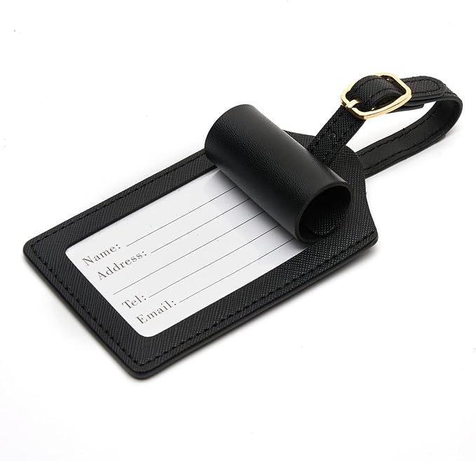 PU Leather Luggage Tag for Suitcase, Travel Bag - Image 2