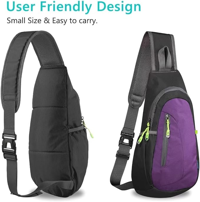 TITECOUGO Small Sling Bag, Lightweight Crossbody Backpack - Image 3