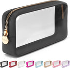 Clear Makeup Bag Zipper Pouch, Transparent Cosmetic Case Organizer, TSA by Embla