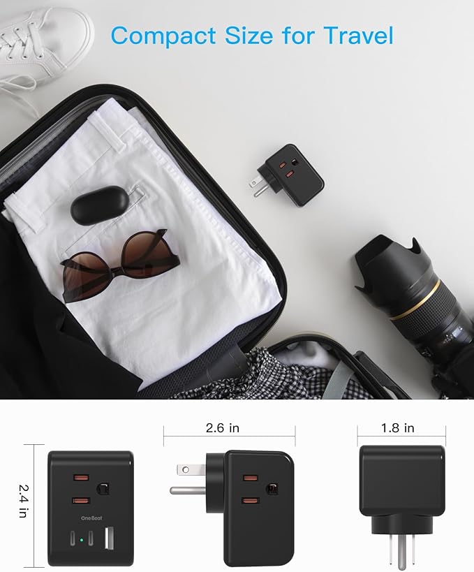Multi Plug Outlet Extender, Power Strip Non Surge Protector Electric Outlet - Image 5