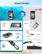 IP68 Waterproof Phone Pouch, Floating Waterproof Phone Case - Image 3