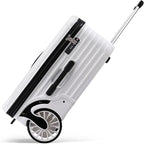 Extra Large Wheels 80L Luggage Hard Shell Suitcase Top Opening Hardside Travel by Unknown