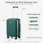 Hanke Grace Expandable Carry On Luggage - Image 4