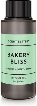 Scent Better Bakery Bliss Aroma Essential Oil Blend: an Aromatherapy Blend of Almond, Cherries, and a hint of Pistachio with for Ultrasonic Diffusers & Nebulizers (2 Fl Oz, 60 mL)
