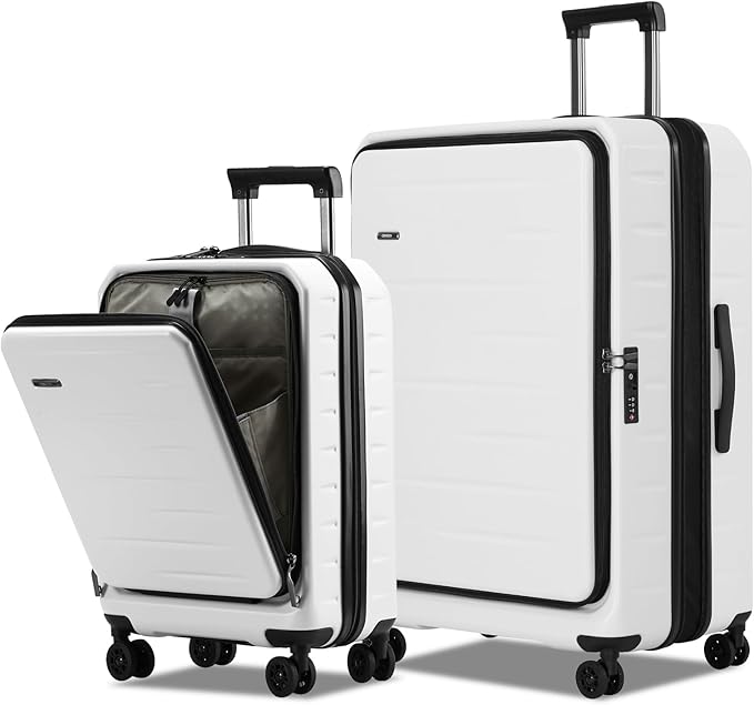 Luggage Sets 2 Pieces, 20 Inch Carry On Luggage and Expandable 28 Inch Checked by CENSIEN