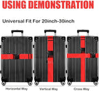Luggage Straps for Suitcases TSA Approved-2 Pack Bright Personalized Luggage - Image 4