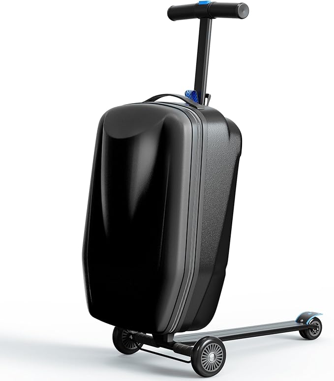 Scooter Hardshell Kids' Luggage, Foldable Carry on Kids Suitcase - Image 9