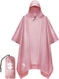 SaphiRose Hooded Rain Poncho Waterproof Raincoat Jacket by SaphiRose