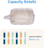 Narwey Clear Toiletry Bags for Traveling Women Men, Make Up Organizer, Skincare - Image 3