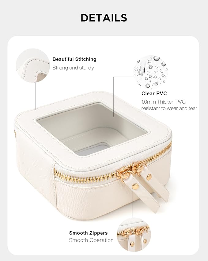 LETGO Clear Makeup Bags Small, Small Clear Makeup Bag - Image 3
