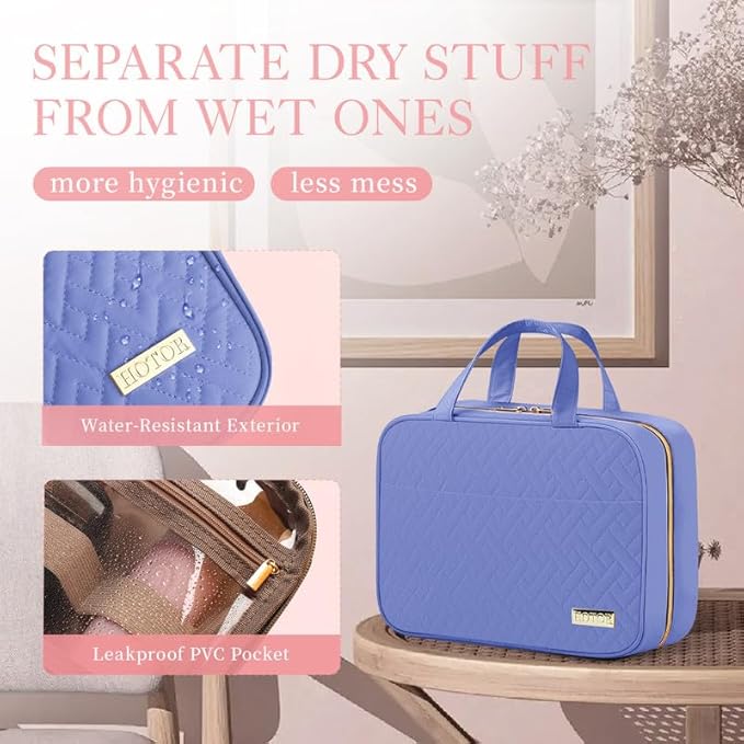 HOTOR Travel Toiletry Bag w/Hanging Hook - Image 6