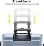 Carry on Luggage 22 X 14 X 9 Airline Approved, 20 Inch Luggage - Image 7