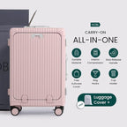 Nobl Travel Carry On Luggage, Noble Zipperless Aluminum Frame PC Hard Shell - Image 8