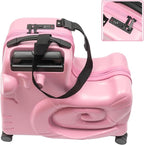 CNCEST 20" Kid's Ride-on Travel Suitcase, Rolling Luggage - Image 5