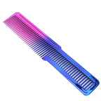 Hair Styling Comb, 2-in-1 Cutting Styling Comb Carbon Teeth Hairdressing Tool for Precision Cutting, Sectionin Detangling Black Salon Comb for Men, Women Kids Home Use