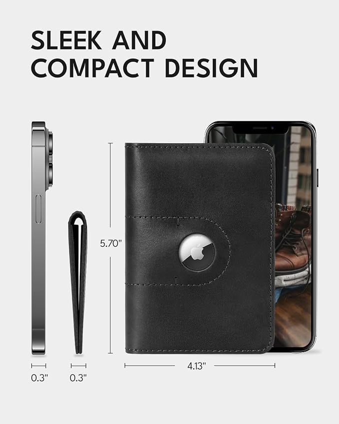 ALLIVE Passport Holder for Travel, Genuine Leather Passport Holder - Image 5