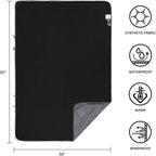 Outdoor Waterproof Blanket, Foldable Fleece Stadium Blanket - Image 3