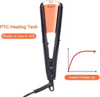 LOVANI Mini Flat Iron Travel Size Nano Titanium Dual Voltage Portable Hair for Worldwide Use 0.5 Inch Straightener with Professional Heat Resistant Travelling Bag