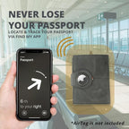 GARZINI Passport Holder with AirTag, Passport Wallet with RFID, Travel - Image 2