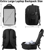 Travel Backpack, Large Carry on Backpack, 17 Inch Laptop Bag, Big Sturdy - Image 3