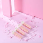 4Pcs Pink Hair Rollers with Clip Volumizing Bangs Curler DIY Styling Accessories Tool Portable Self Grip Volume Hair Root Clips Hair Rollers Styling Tools and Appliances