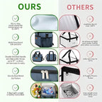 Insulated Lunch Bag (Blue with LOGO / Medium)