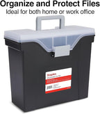 STAPLES Slim Portable File Tote, Letter Size - Image 2