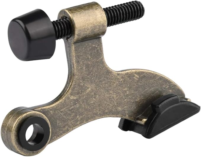 HOMOTEK 24 Pack Hinge Pin Antique Brass Door Stopper, Adjustable Deluxe Heavy by HOMOTEK