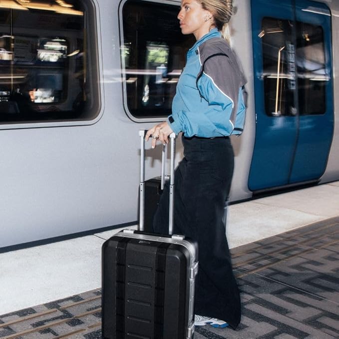 D_b_ Ramverk Pro Carry-On 21 Inch Hardside Luggage Extra Protection Aluminum - Image 2