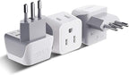 Ceptics Italy Travel Plug Adapter, Chile Plug Adapter by Ceptics