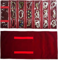 Travel Jewelry Roll Bag Portable Organizer Pouch by SCIKHEFT