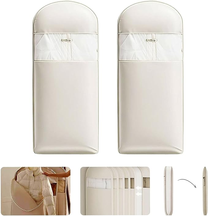 2 Packs Space Saving Garment Bag by Unknown