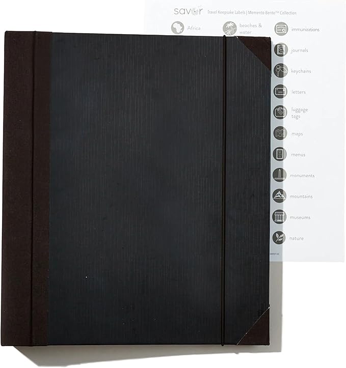 Savor | 2025 Edition The Folio™ Document Organizer | Custom Dyed Cloth-Bound - Image 3