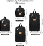 Foldable Travel Bag with Wheels, Extendable Tote Bag, Roller Expandable Luggage - Image 4