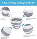 Collapsible Basin Bucket, 9L Collapsible Dishpan - Image 6