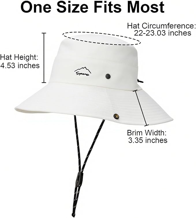 Sun Hats for Women Bucket Hat UV Protection Fishing Hat Wide Brim Safari Hats 2 - Image 5
