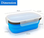 Collapsible Lunch Box Containers, Silicone Bento Box - Image 2