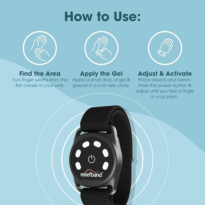 Reliefband Sport Anti-Nausea Wristband | Waterproof, FDA Cleared, Nausea & - Image 5