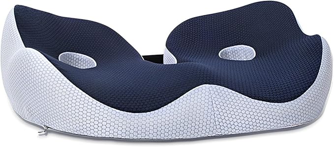 Seat Cushion, Seat Cushion for Sit Bone and Back Pain Relief, Posture Support by Unknown