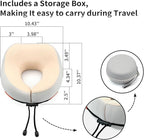 Thickened Travel Neck Pillow for Airplanes for Women, Adjustable Right Amount - Image 6