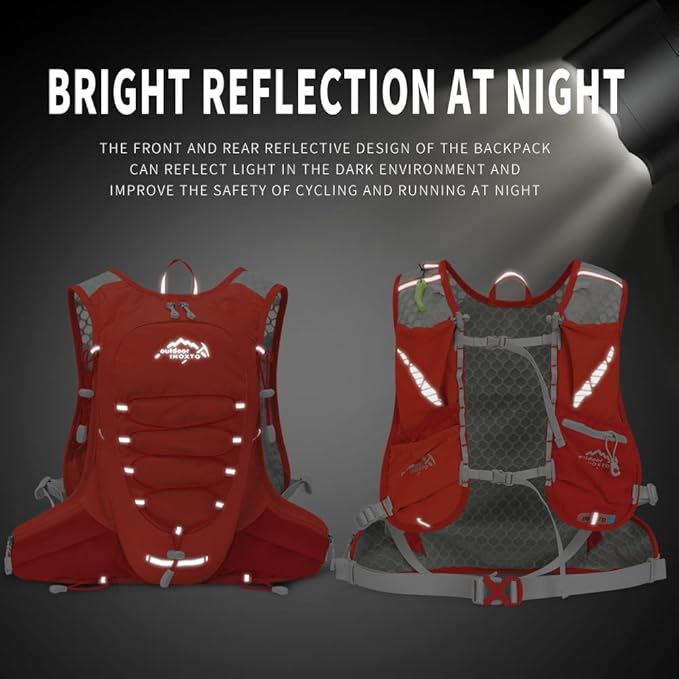 Running Hydration Vest for Men Women Water Backpack for Running 3L Running - Image 5